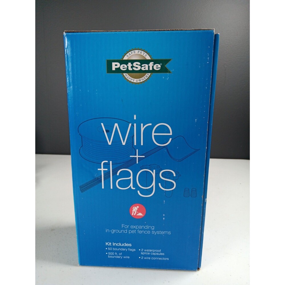 PetSafe Underground Fence Wire (500 feet) & (50) Flag Kit dog, Model PIG00-13769
